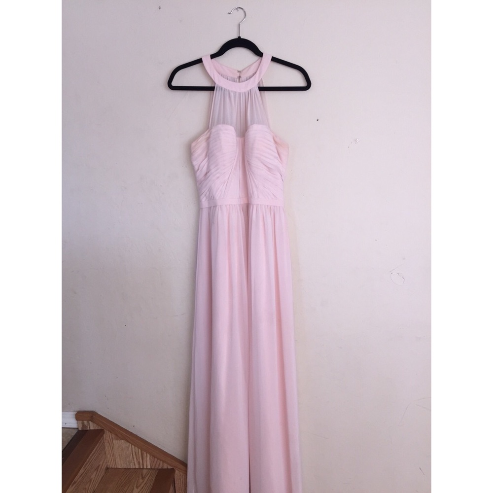 Formal petal pink bridesmaid dress. Worn once.